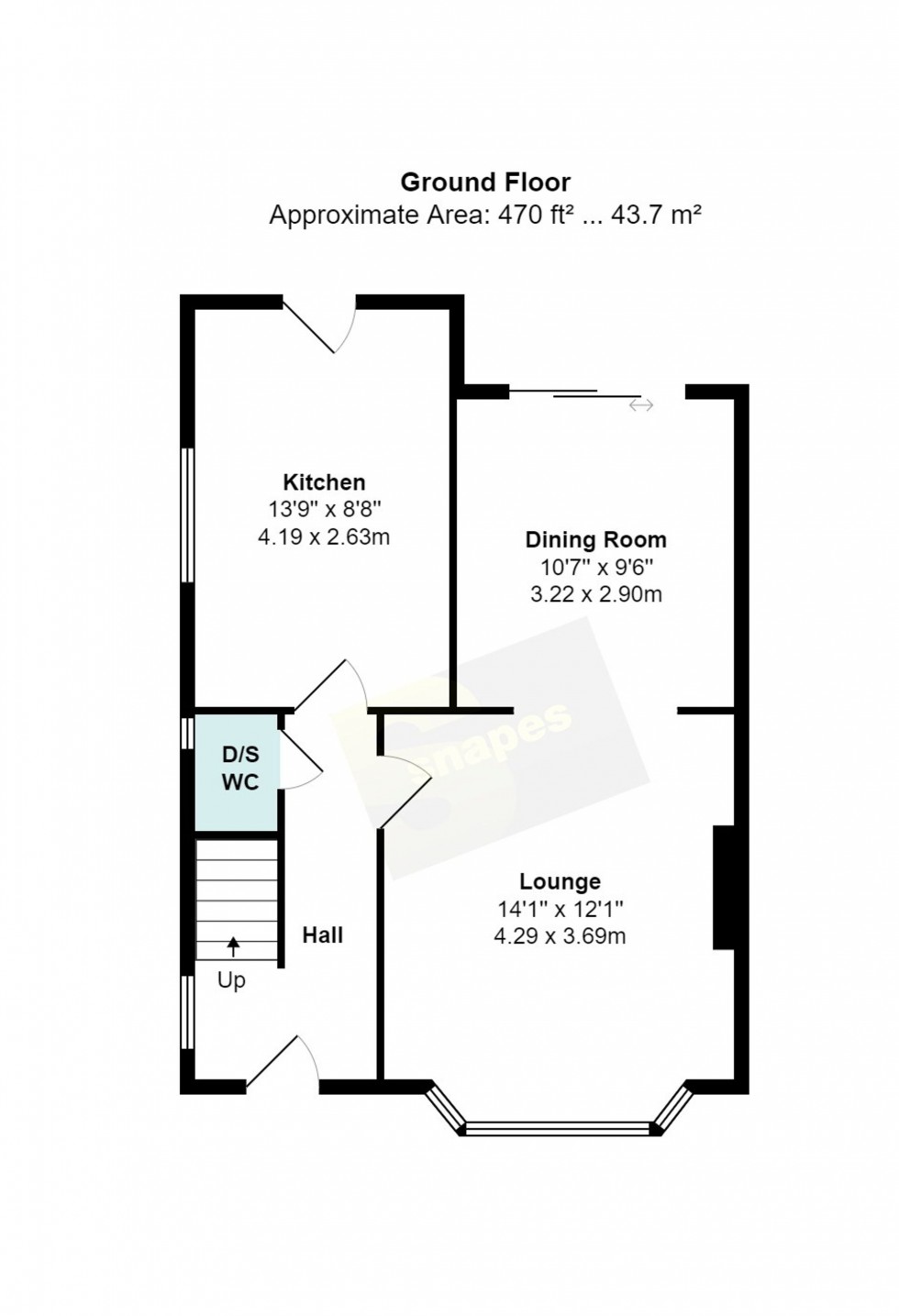 Floorplan for Ashley Drive, Bramhall, SK7