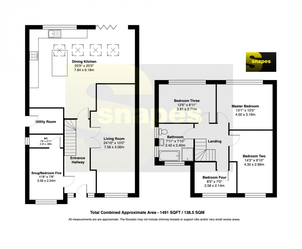 Floorplan for Queens Road, Cheadle Hulme, SK8