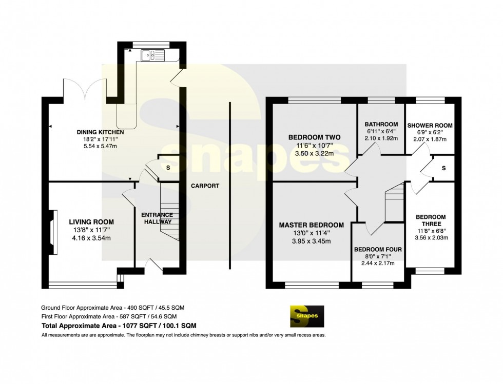 Floorplan for Tenby Drive, Cheadle Hulme, SK8