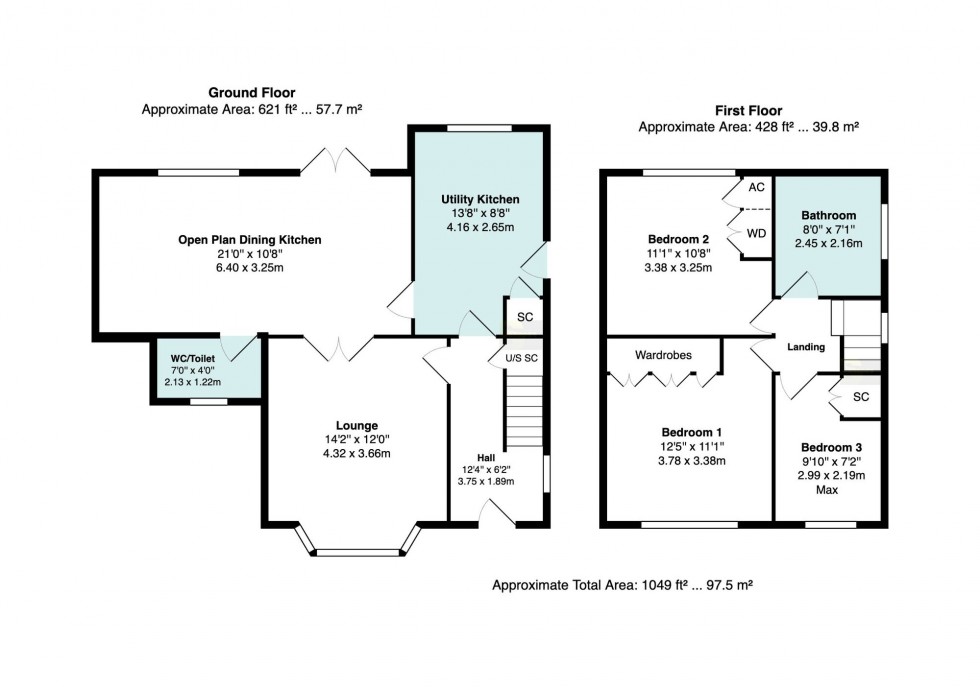 Floorplan for Severn Drive, Bramhall, SK7