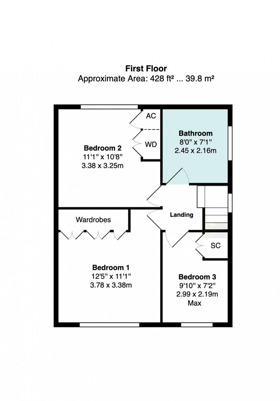 Floorplan for Severn Drive, Bramhall, SK7