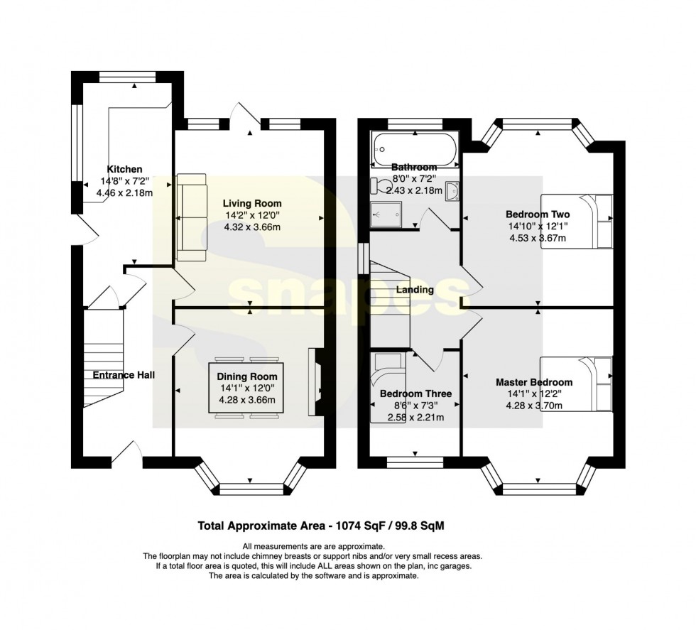 Floorplan for Seymour Road, Cheadle Hulme, SK8