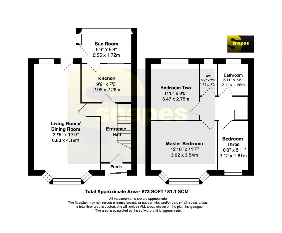 Floorplan for West Downs Road, Cheadle Hulme, SK8