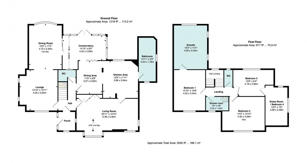 Floorplan for Hall Moss Lane, Bramhall, SK7