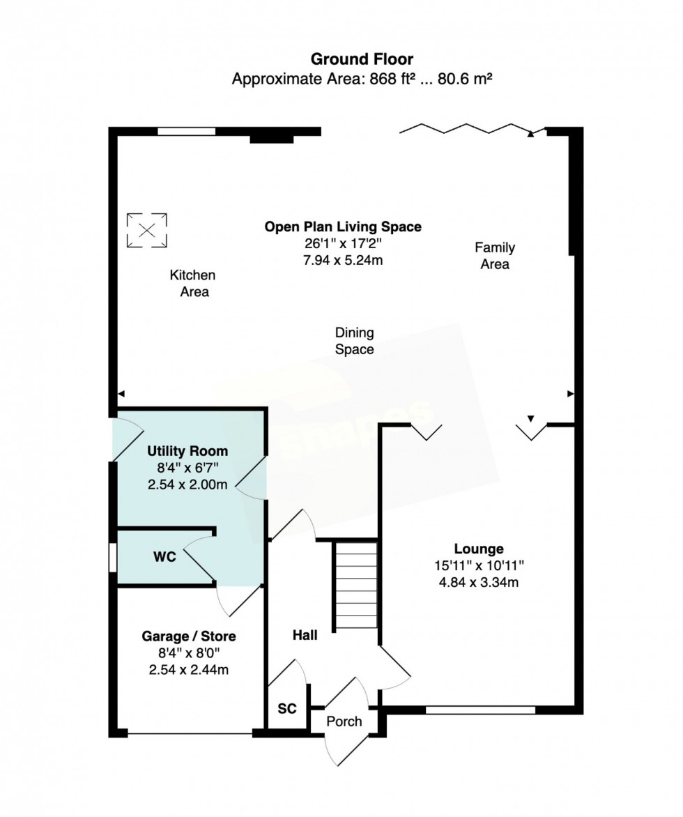 Floorplan for Belmont Road, Bramhall, SK7