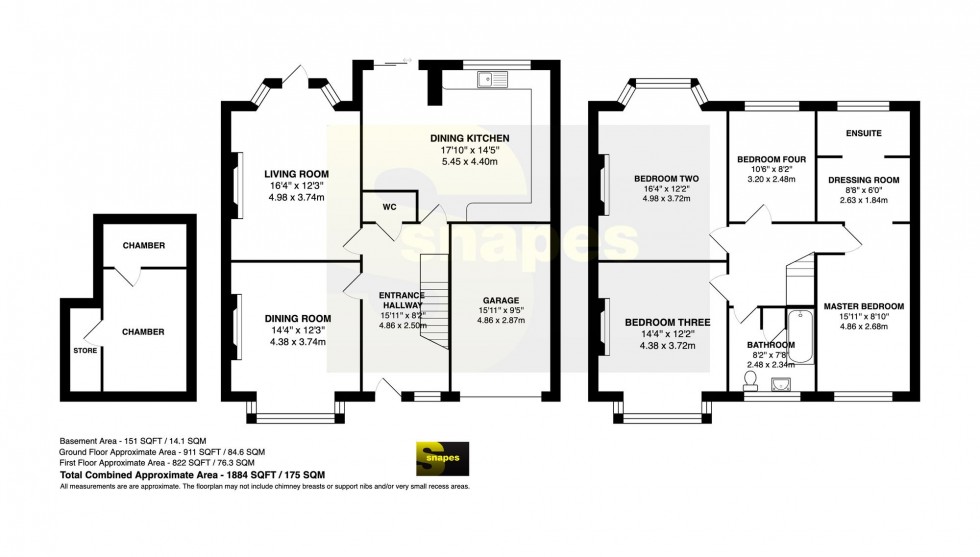 Floorplan for Hulme Hall Avenue, Cheadle Hulme, SK8