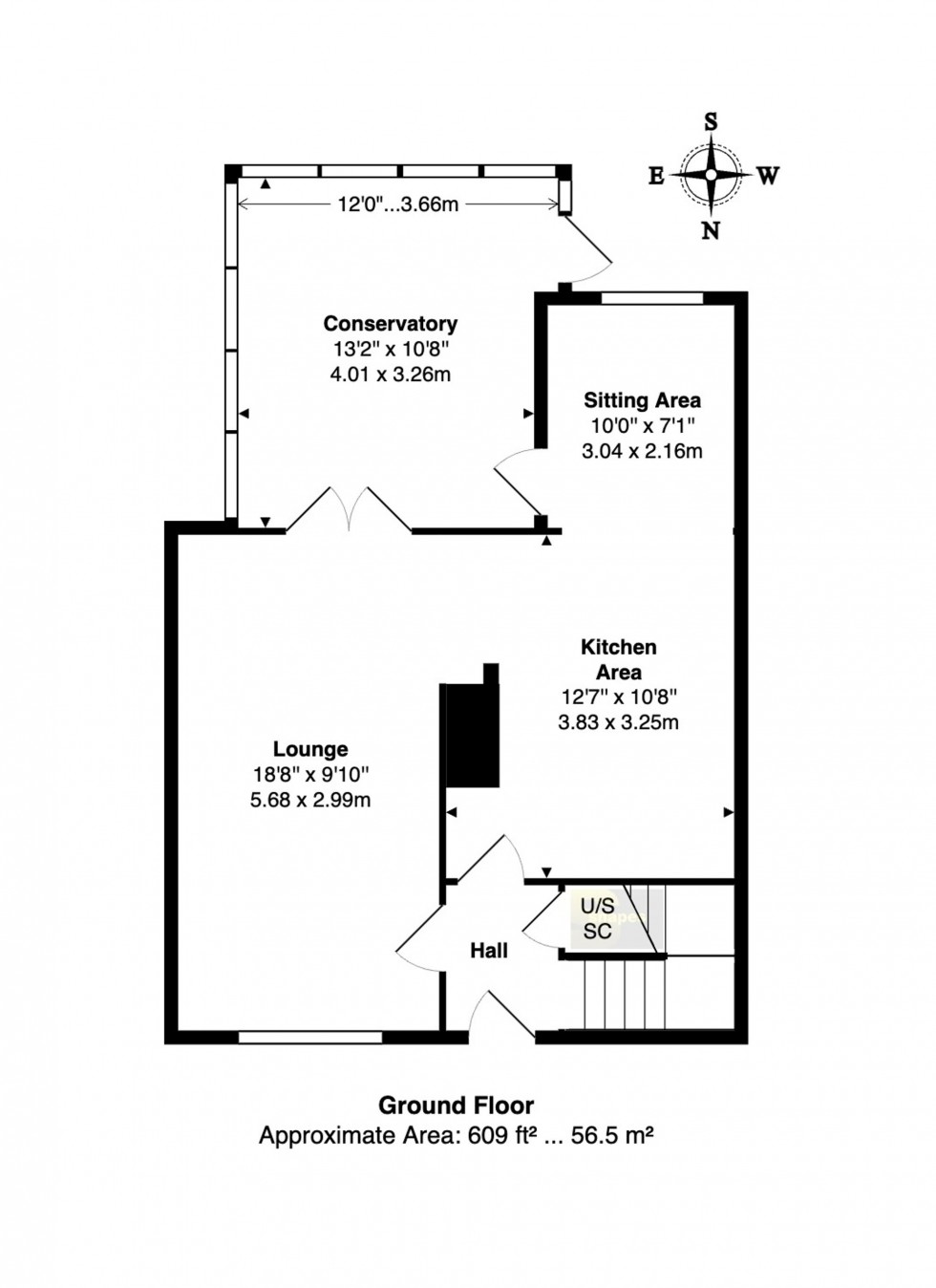 Floorplan for Rushton Drive, Bramhall, SK7