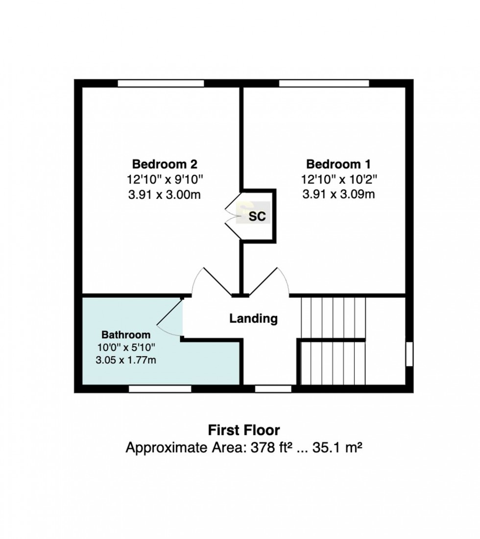 Floorplan for Rushton Drive, Bramhall, SK7