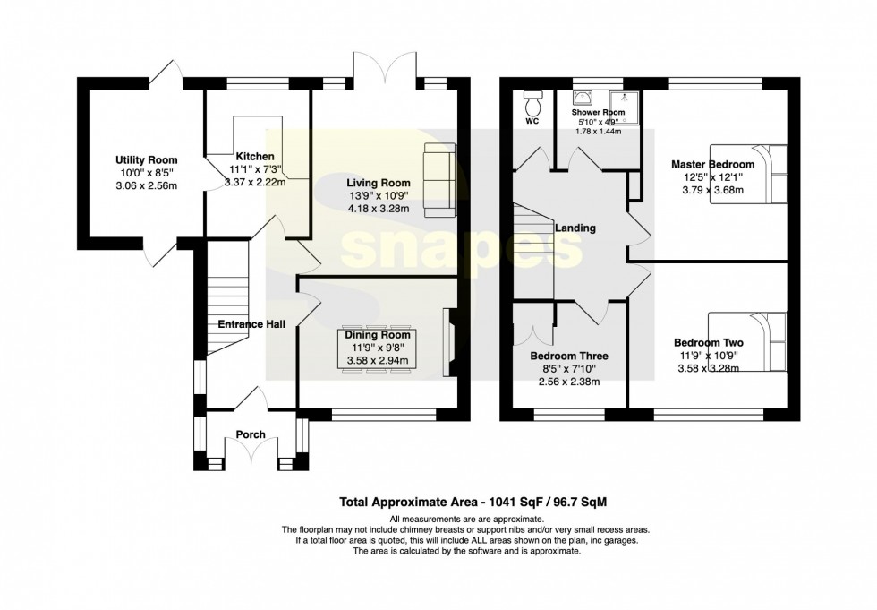 Floorplan for Beech Avenue, Gatley, SK8