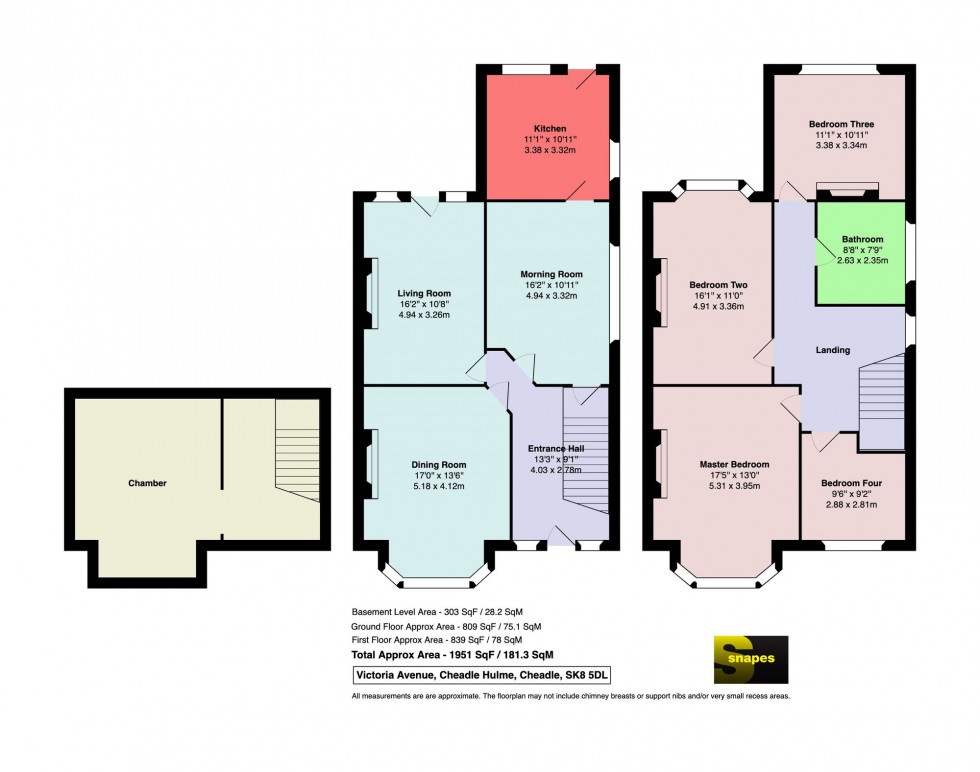 Floorplan for Victoria Avenue, Cheadle Hulme, SK8