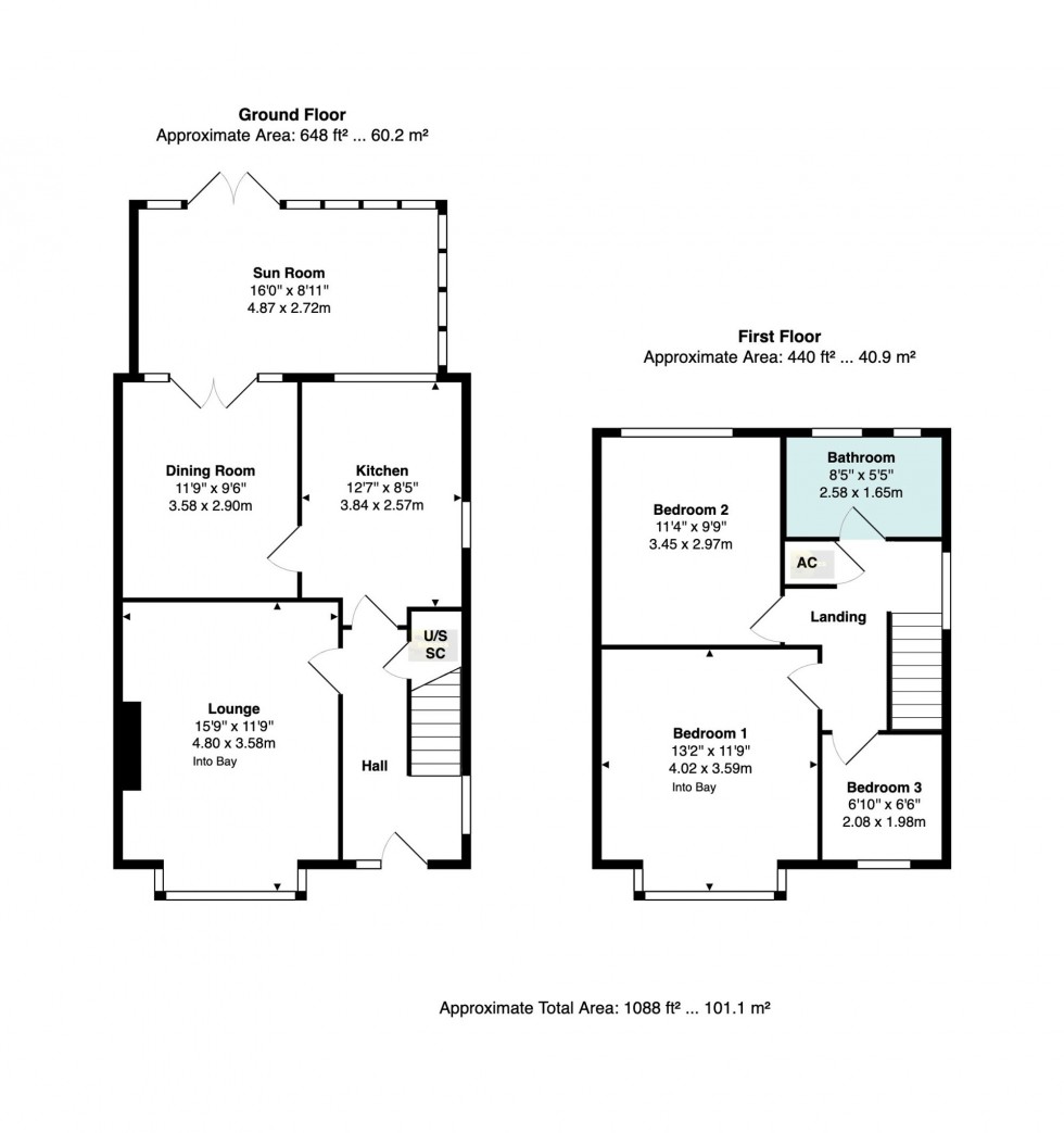 Floorplan for Meadway, Bramhall, SK7