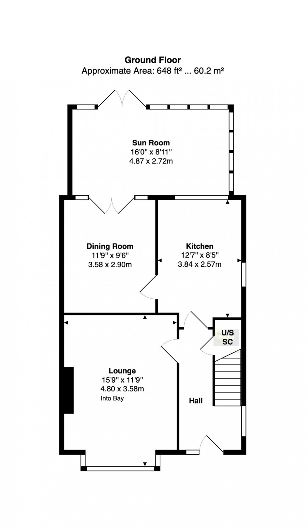 Floorplan for Meadway, Bramhall, SK7