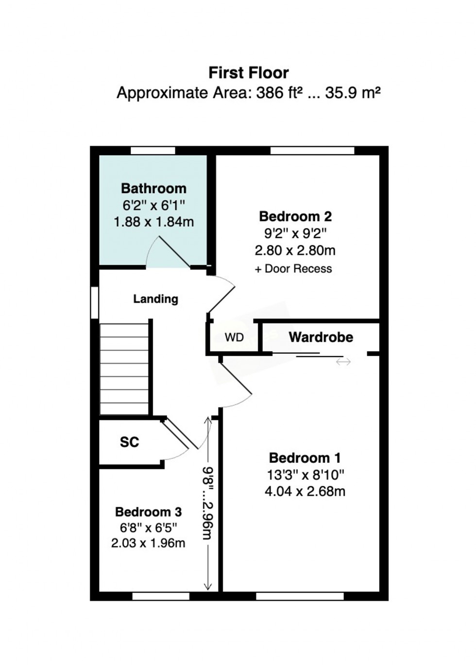 Floorplan for Alvington Grove, Hazel Grove, SK7