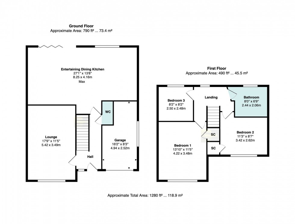 Floorplan for Adelaide Road, Bramhall, SK7