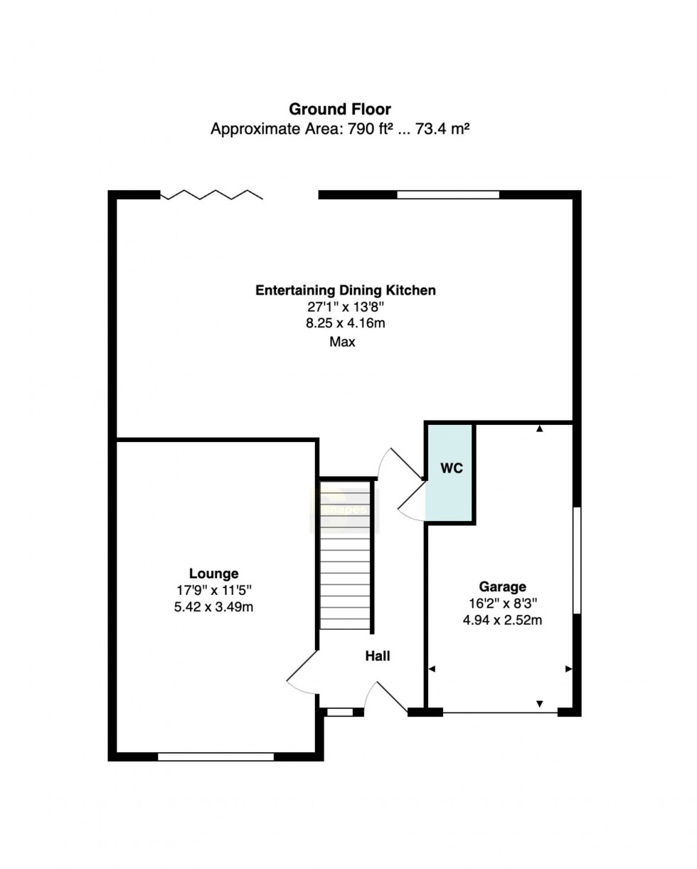 Floorplan for Adelaide Road, Bramhall, SK7