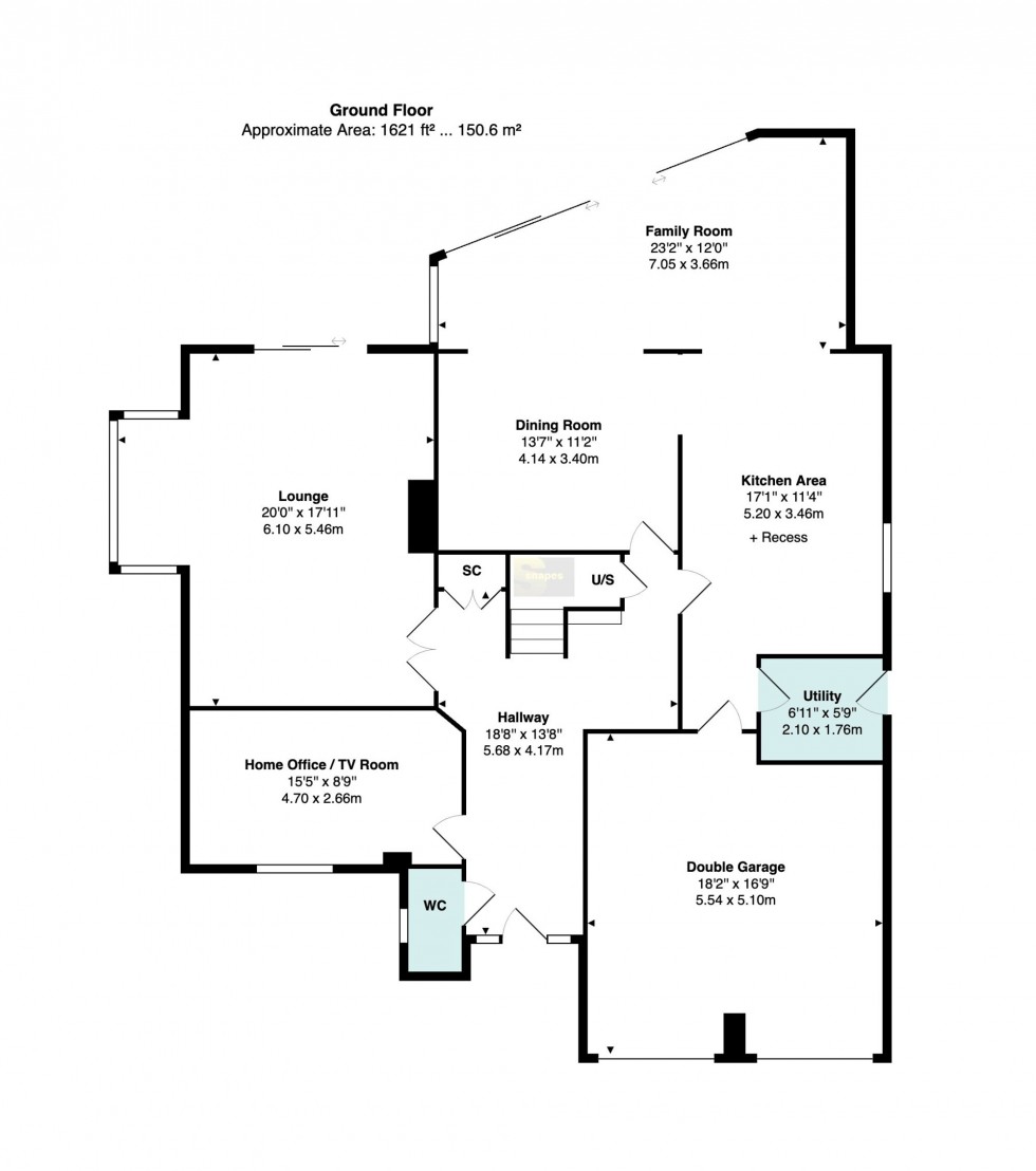 Floorplan for Broomhill Drive, Bramhall, SK7