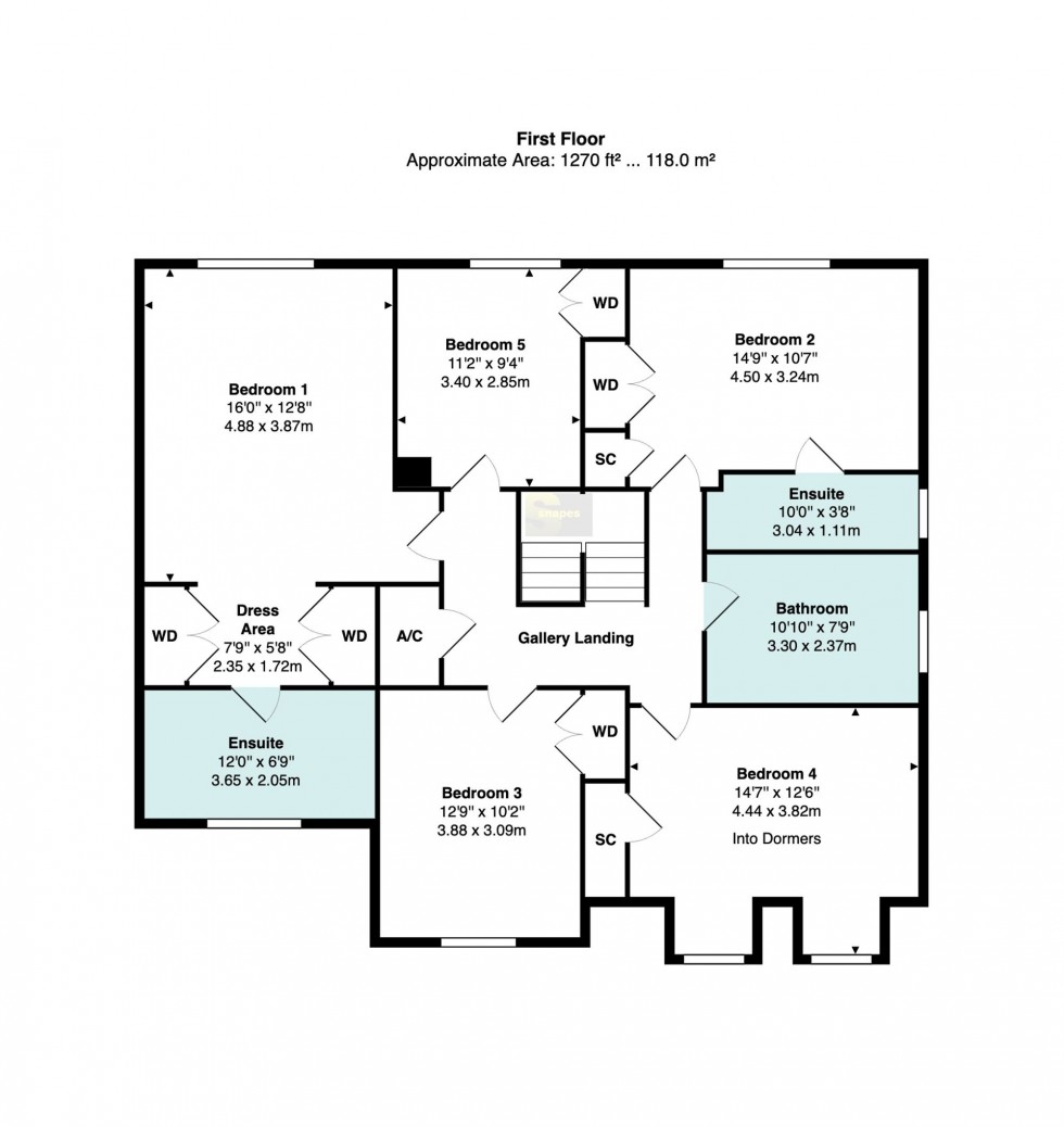 Floorplan for Broomhill Drive, Bramhall, SK7