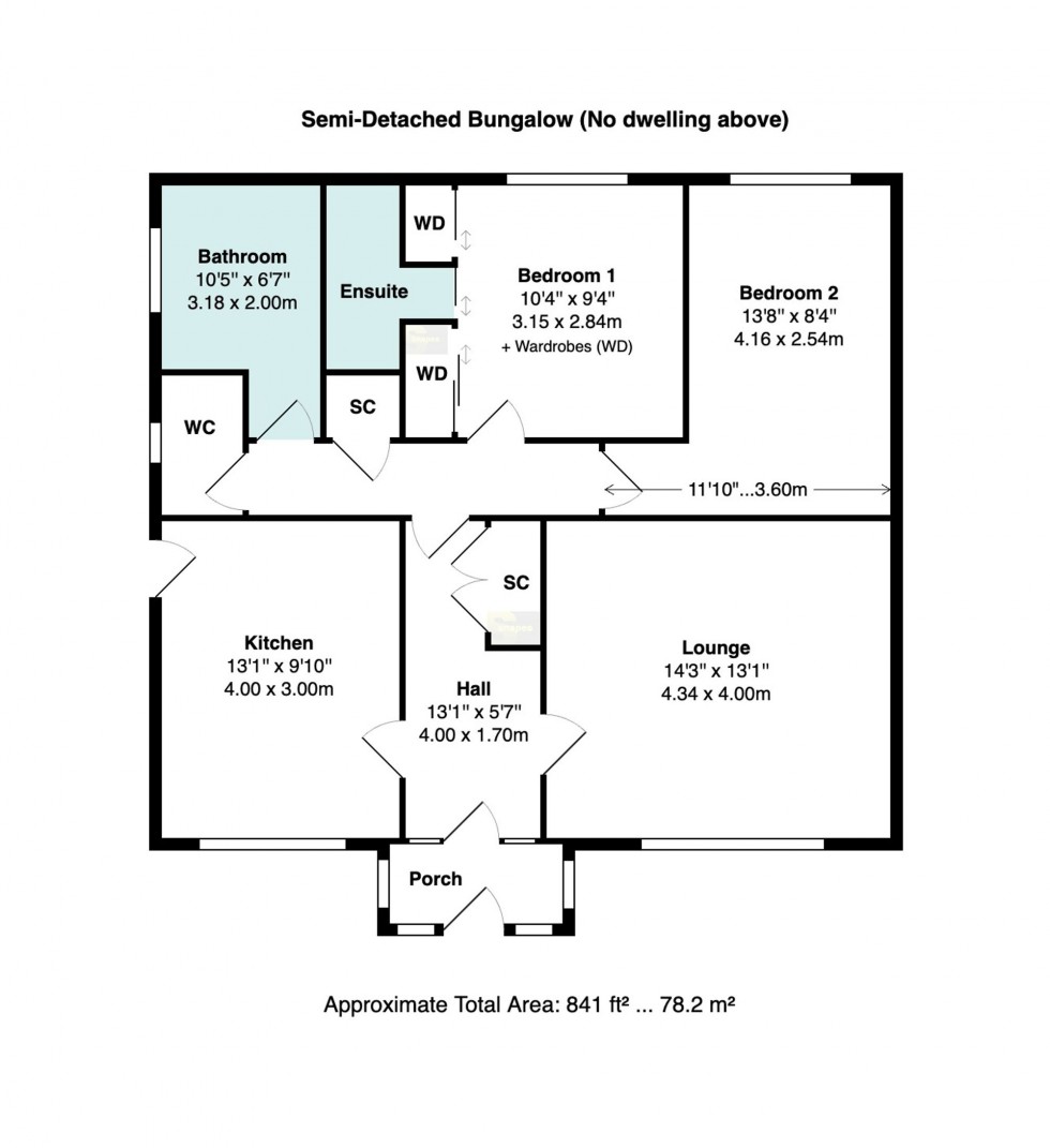 Floorplan for Ack Lane East, Bramhall, SK7