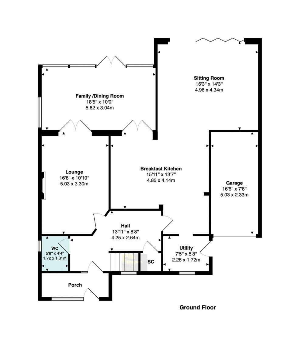 Floorplan for Abingdon Road, Bramhall, SK7