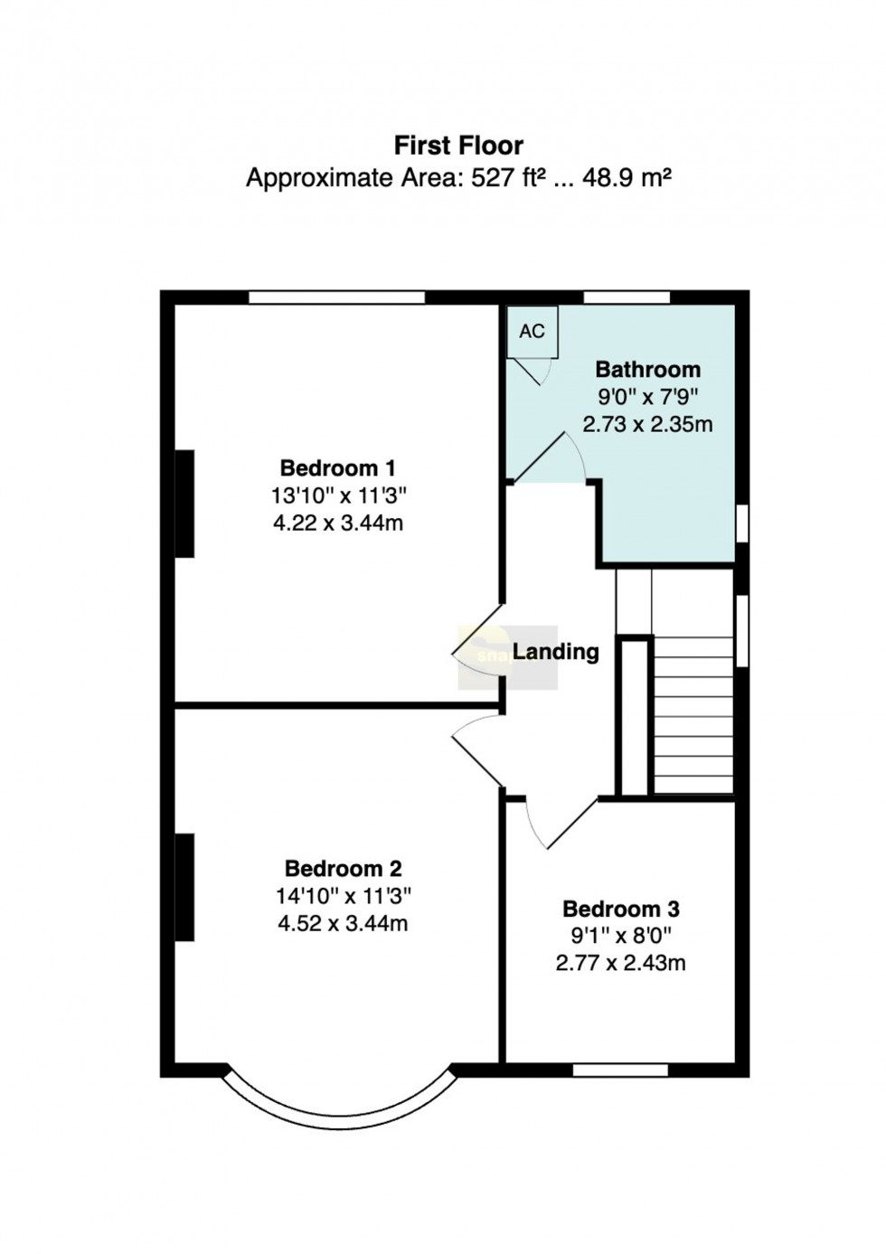 Floorplan for Barnfield Road East, Stockport, SK3