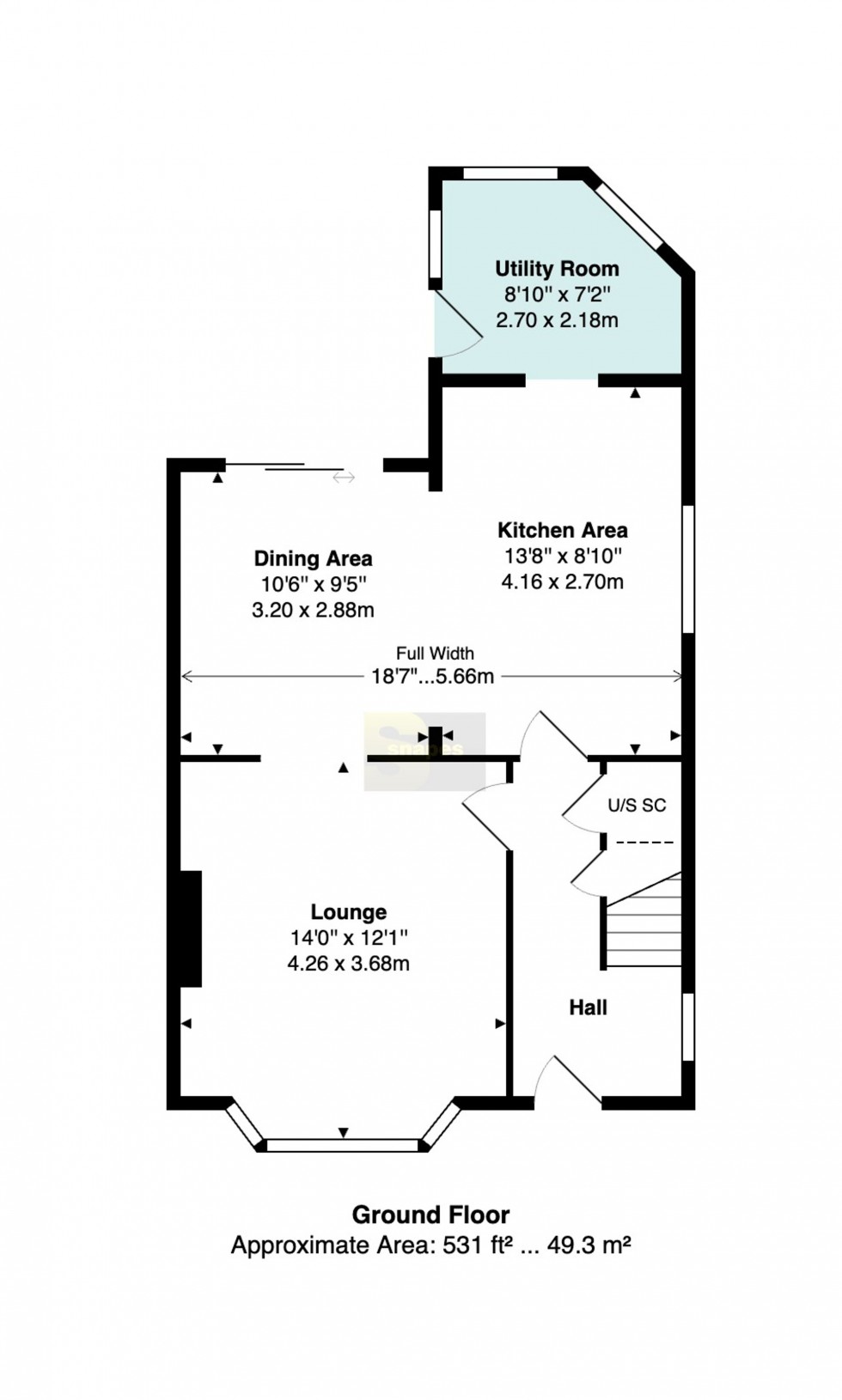 Floorplan for Ashley Drive, Bramhall, SK7