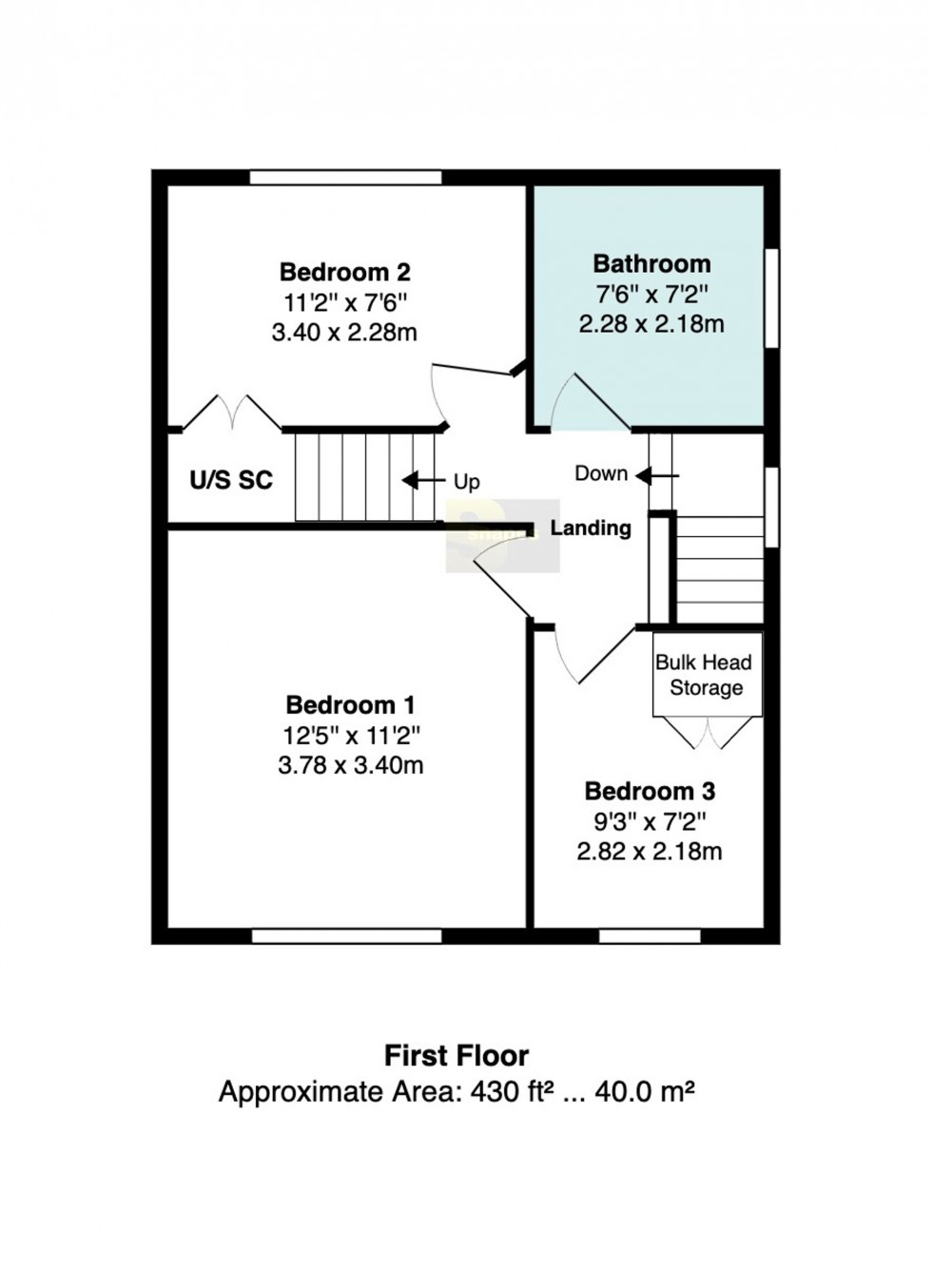 Floorplan for Ashley Drive, Bramhall, SK7