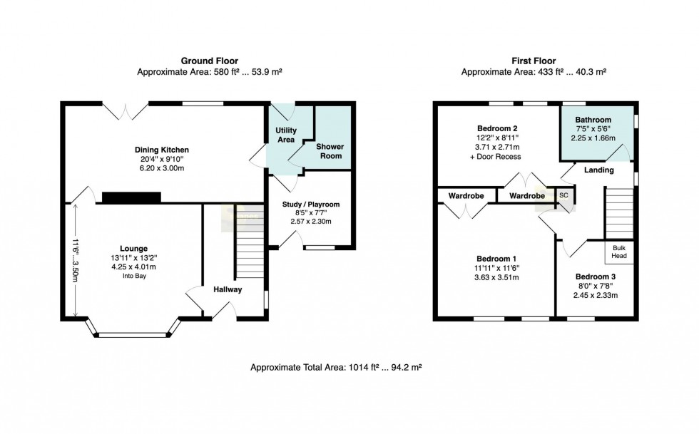 Floorplan for Moreton Avenue, Bramhall, SK7