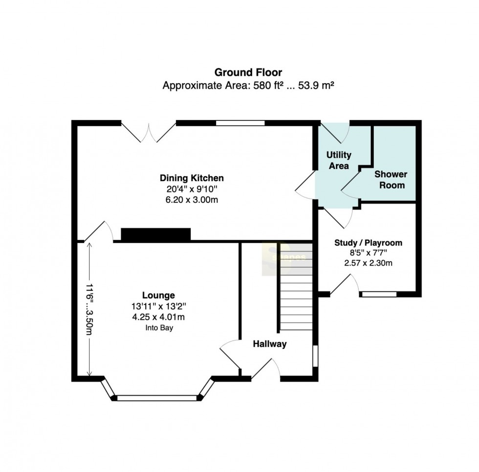 Floorplan for Moreton Avenue, Bramhall, SK7