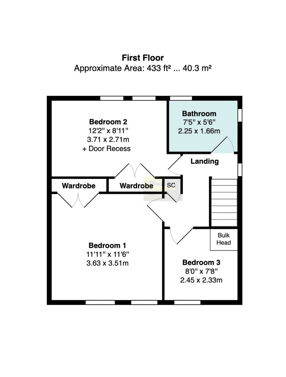 Floorplan for Moreton Avenue, Bramhall, SK7