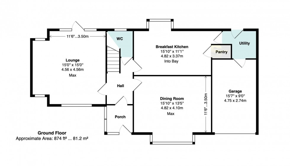 Floorplan for Highfield Parkway, Bramhall, SK7