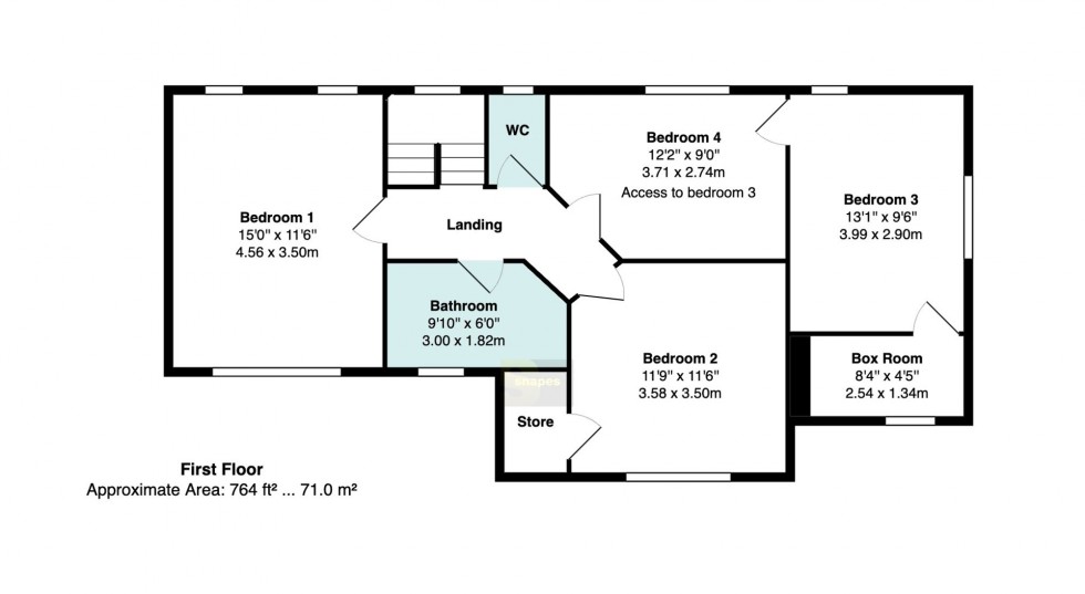 Floorplan for Highfield Parkway, Bramhall, SK7