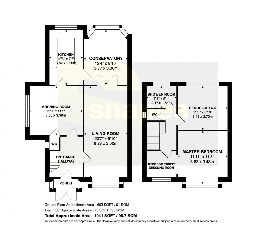 Floorplan for Coral Avenue, Cheadle Hulme, SK8