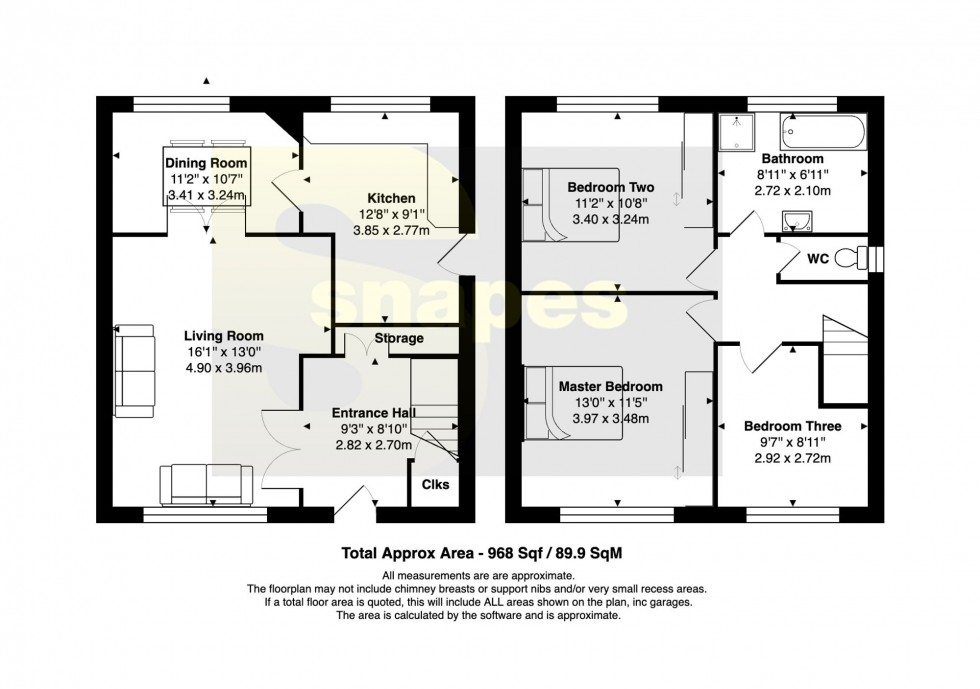 Floorplan for Pownall Road, Cheadle Hulme, SK8