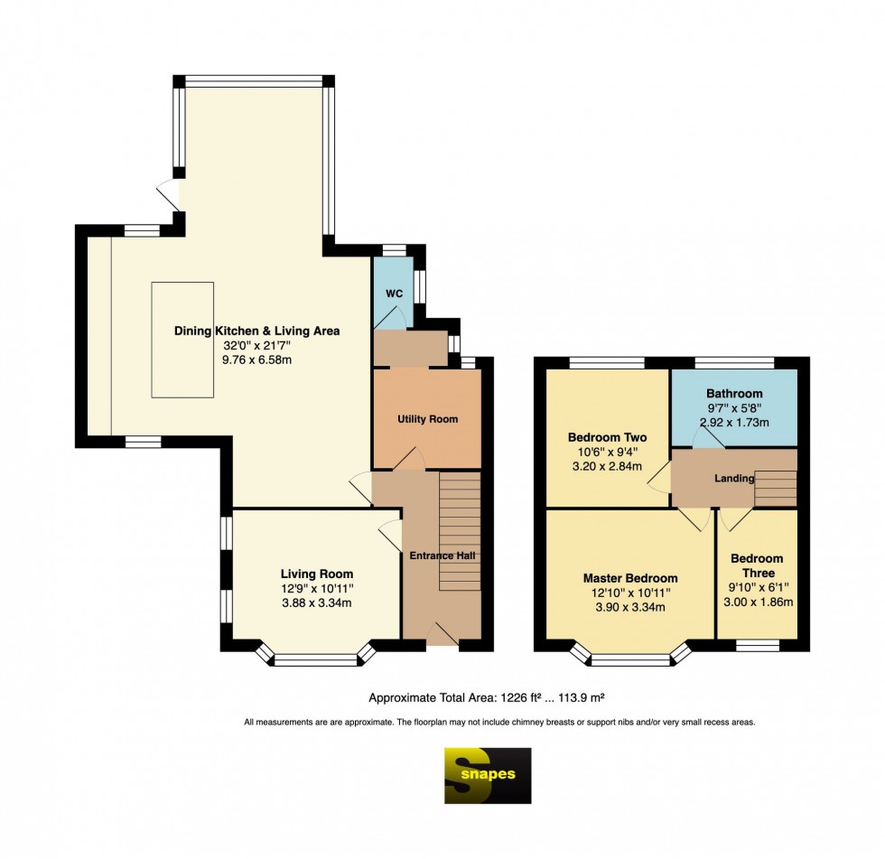 Floorplan for West Downs Road, Cheadle Hulme, SK8