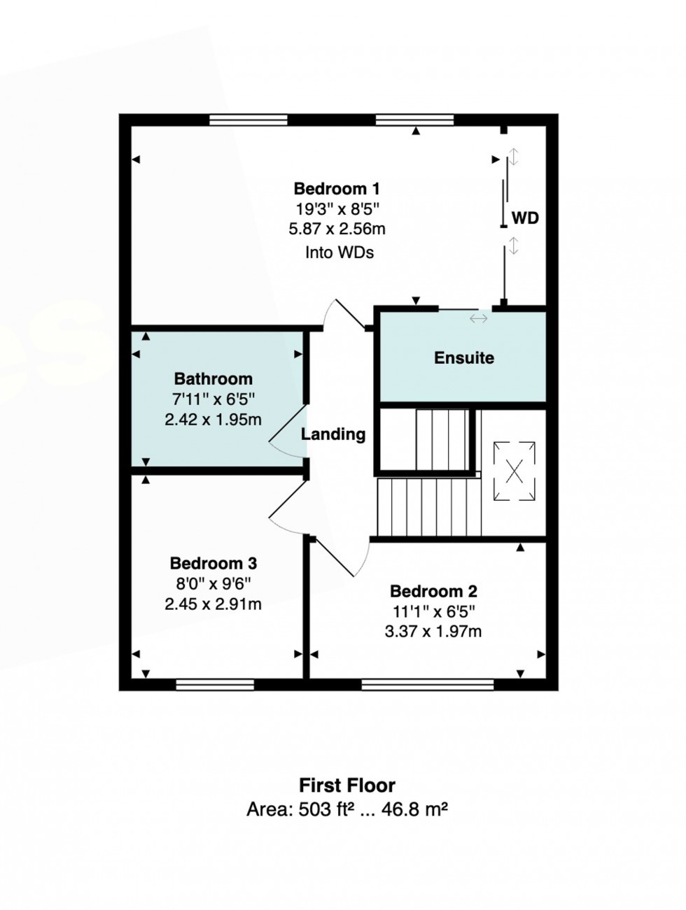 Floorplan for Dawlish Close, Bramhall, SK7