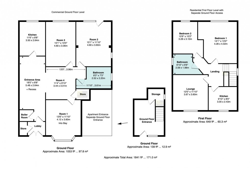 Floorplan for Robins Lane, Bramhall, SK7