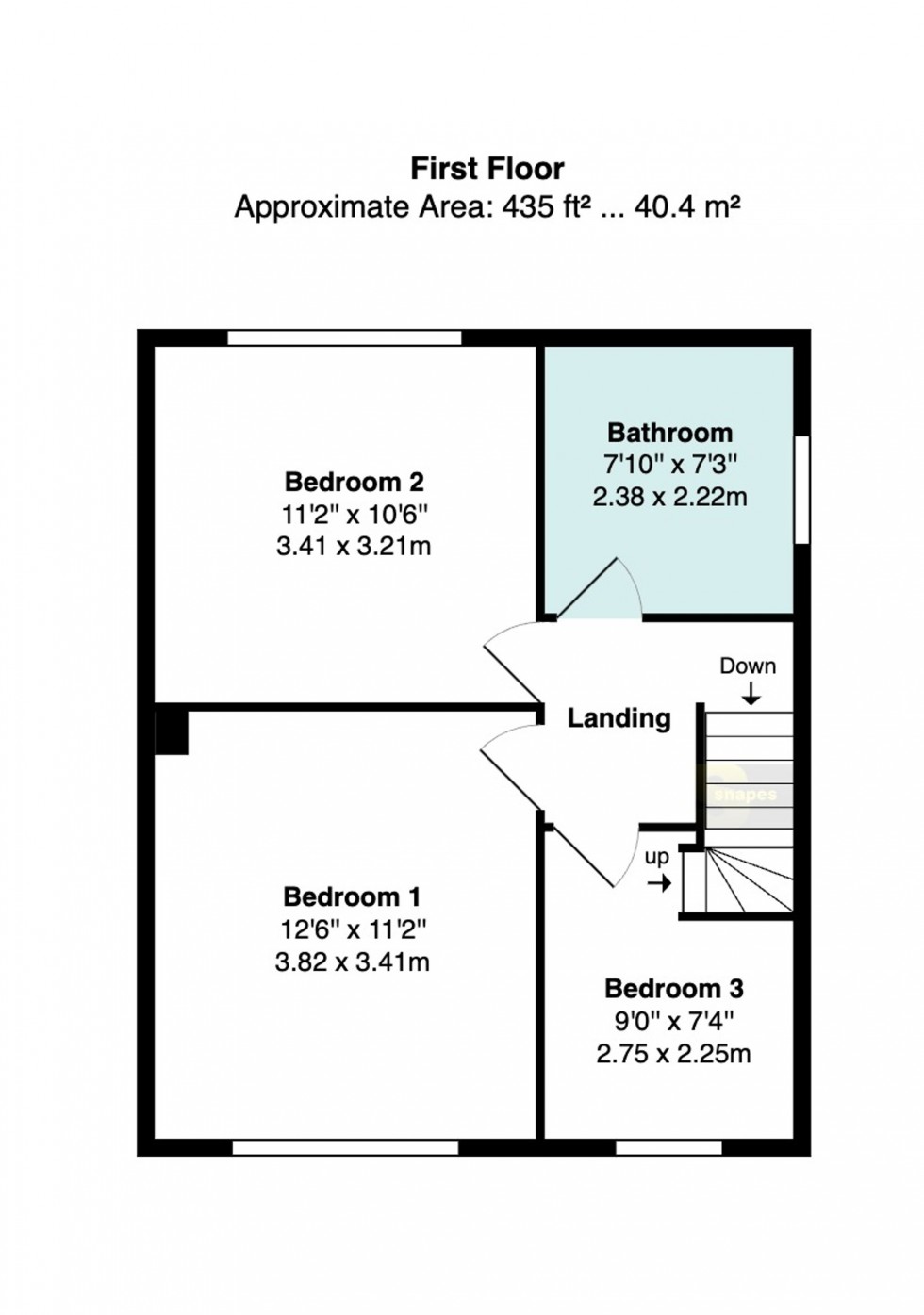 Floorplan for Ashley Drive, Bramhall, SK7