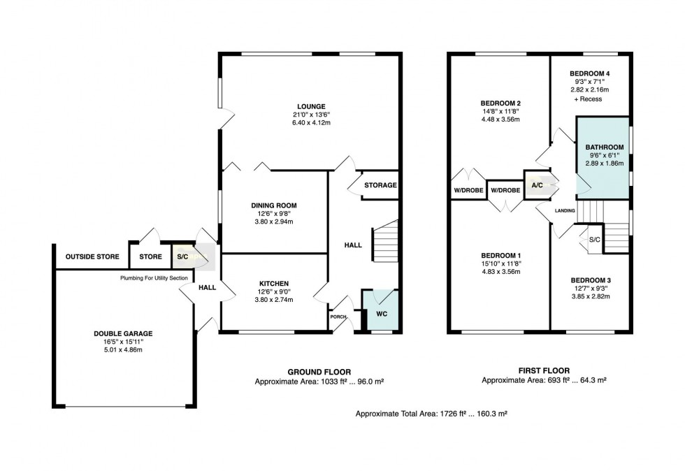 Floorplan for Padstow Drive, Bramhall, SK7