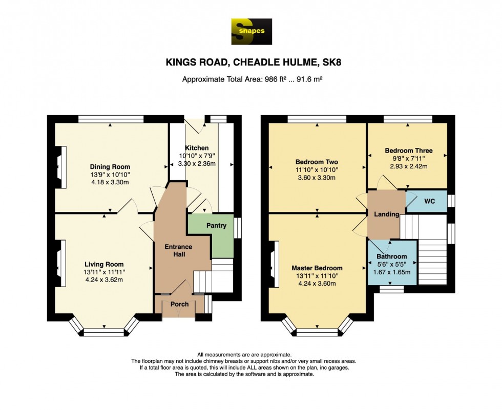 Floorplan for Kings Road, Cheadle Hulme, SK8