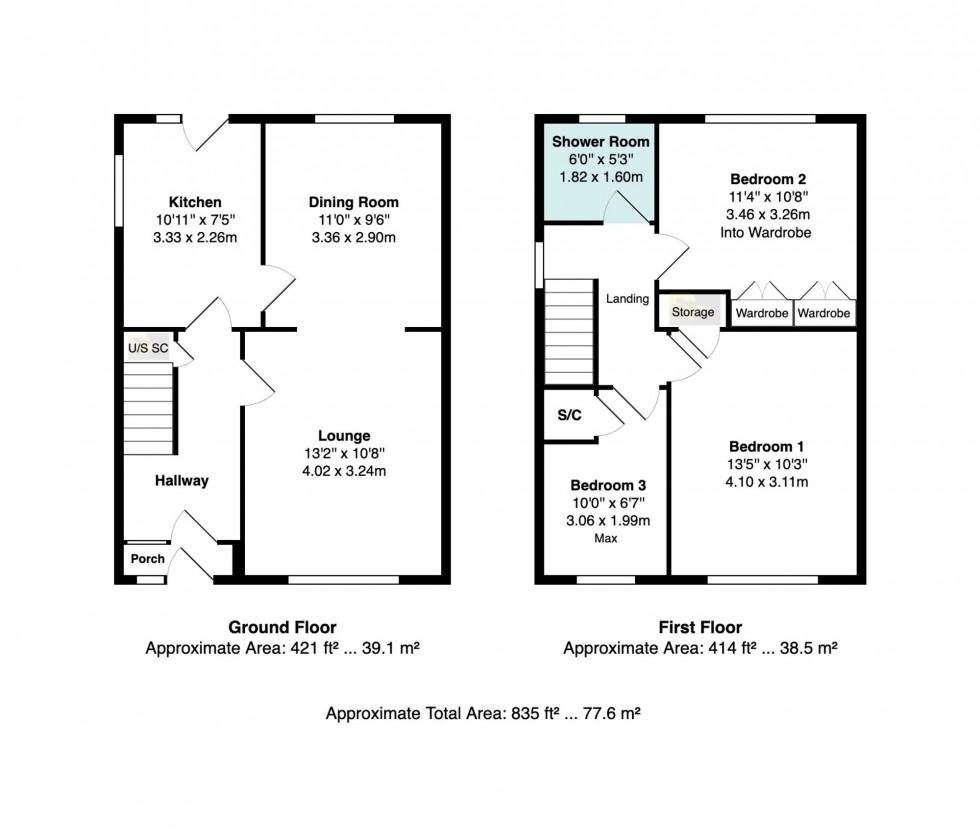 Floorplan for Alvington Grove, Hazel Grove, SK7