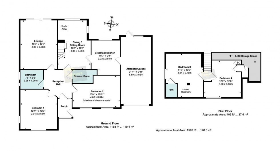 Floorplan for Woodhall Close, Woodford, SK7