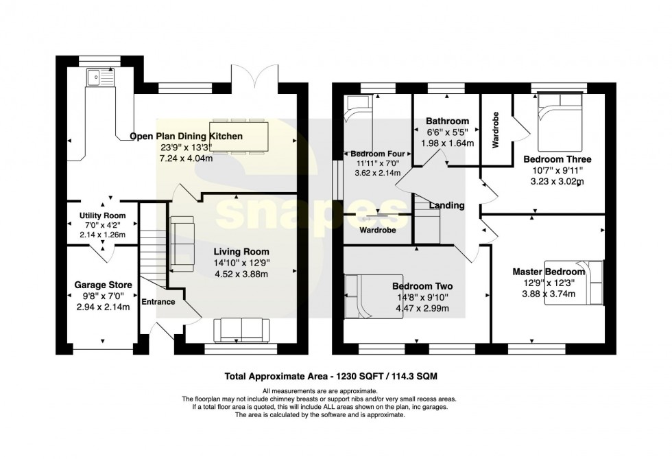 Floorplan for Ledge Ley, Cheadle Hulme, SK8