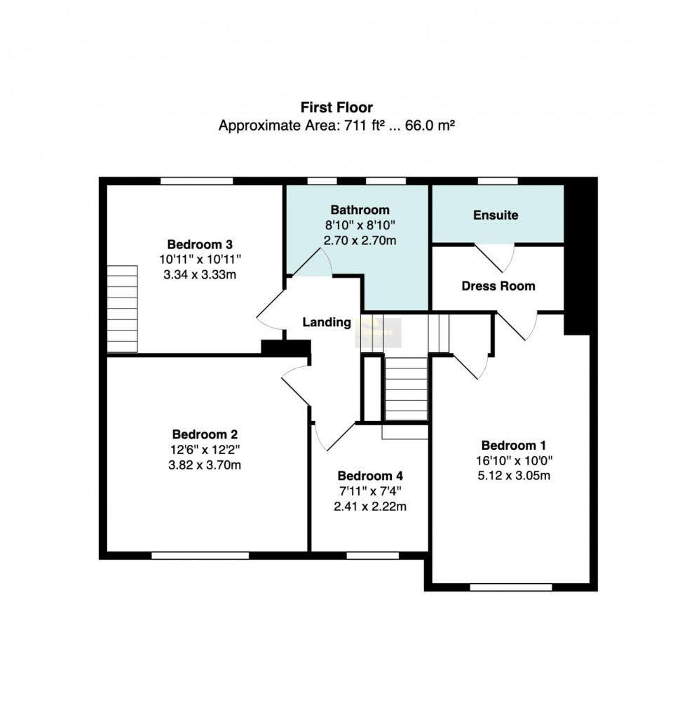 Floorplan for Glandon Drive, Cheadle Hulme, SK8