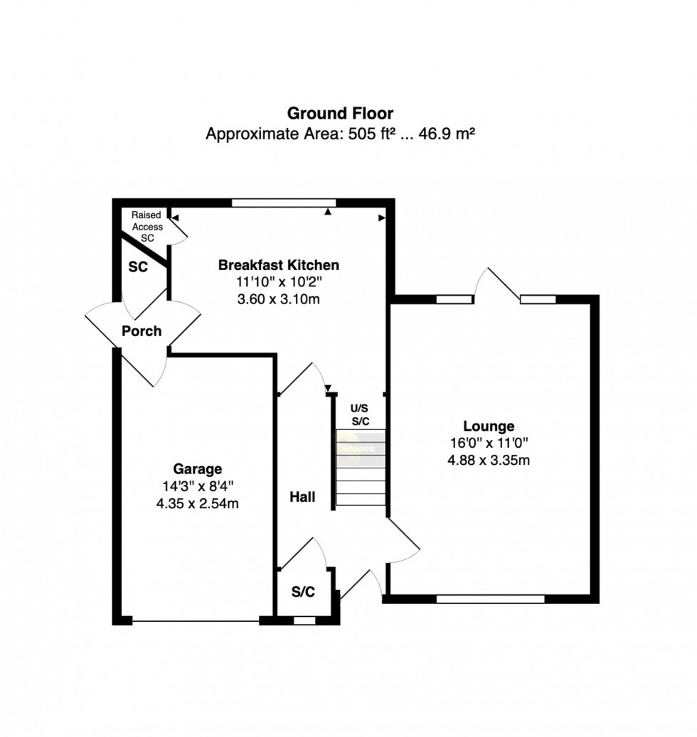 Floorplan for Meadway, Bramhall, SK7