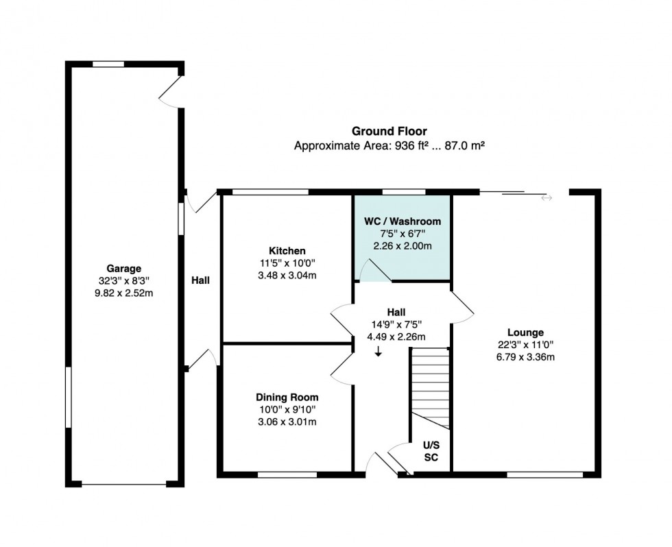 Floorplan for Hardy Drive, Bramhall, SK7