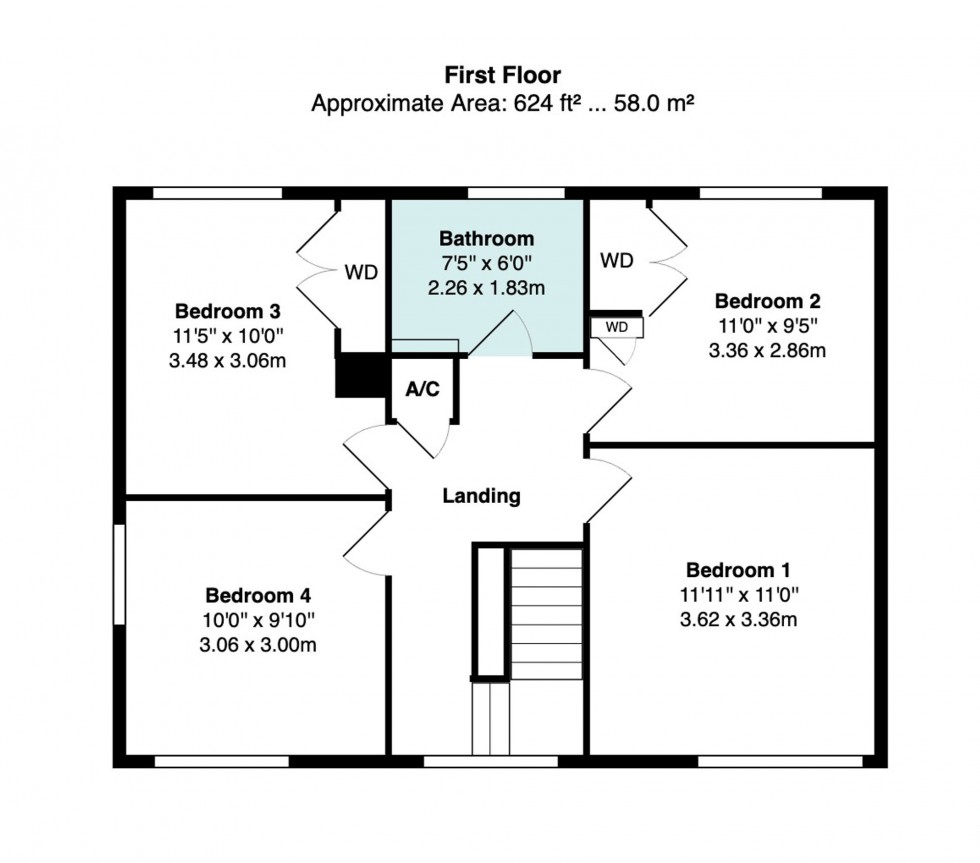 Floorplan for Hardy Drive, Bramhall, SK7