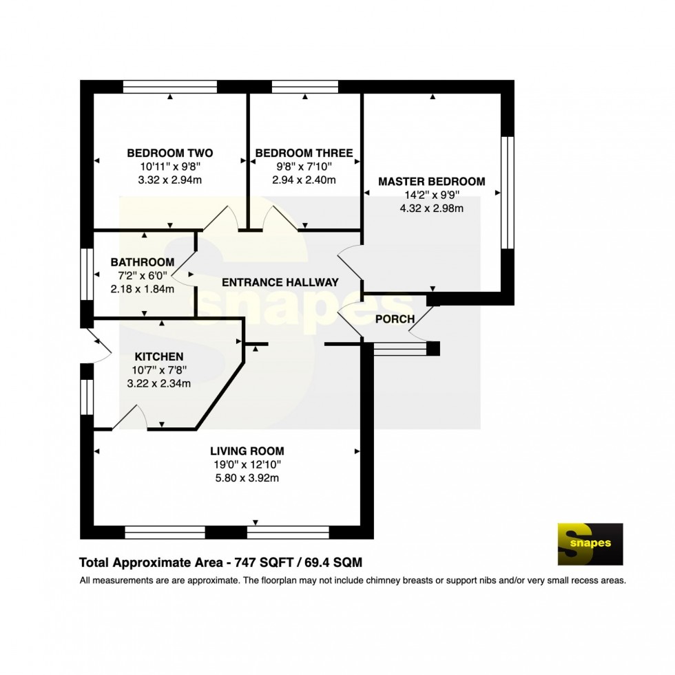 Floorplan for Mostyn Avenue, Cheadle Hulme, SK8