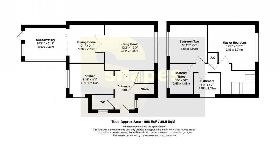 Floorplan for Bowmont Close, Cheadle Hulme, SK8