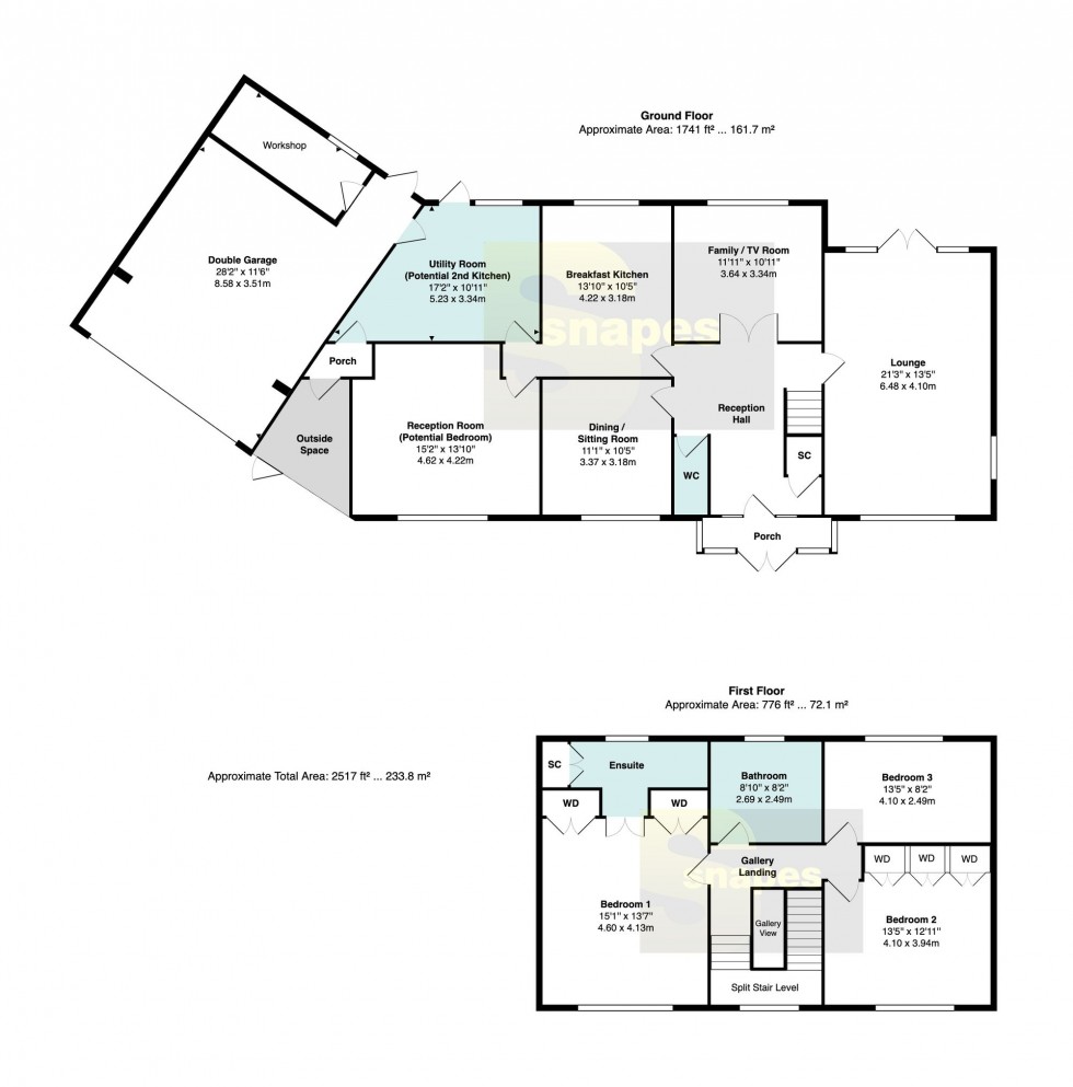Floorplan for Milverton Drive, Bramhall, SK7