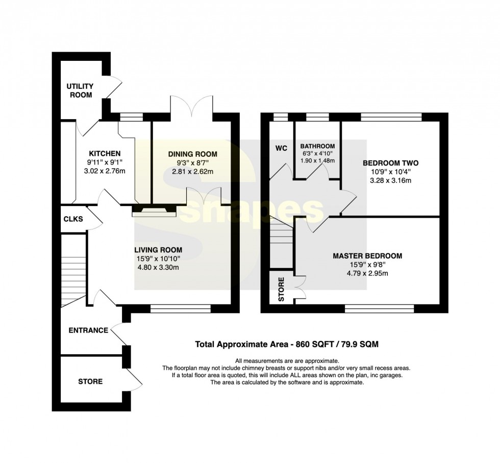 Floorplan for Arden Close, Heald Green, SK8